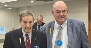 Bro Brian Kerman with ANC President Lou Daily